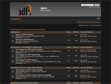 Tablet Screenshot of forum.3dfx.cz